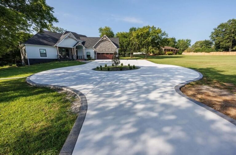 How to clean and maintain a concrete driveway
