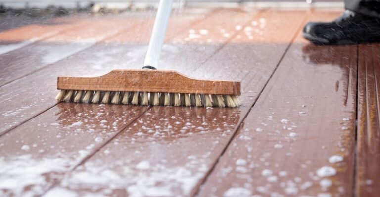 How to Clean Your Decking Without a Pressure Washer