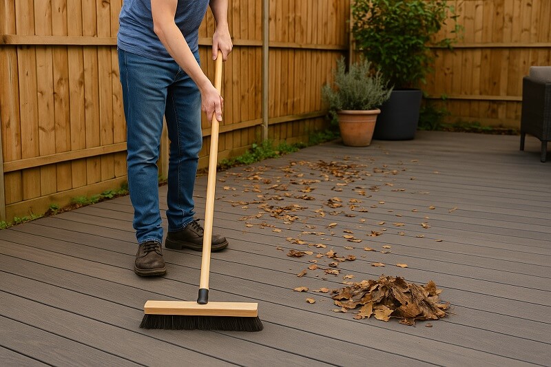 Step 2 - Sweep thoroughly