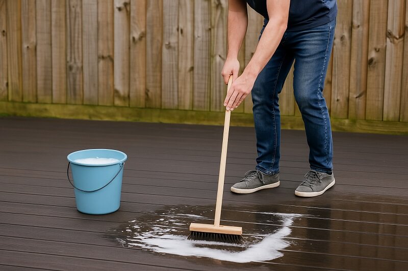 Step 4 - Apply cleaning solution