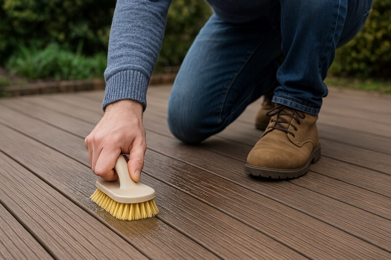 Step 5 - Scrub gently