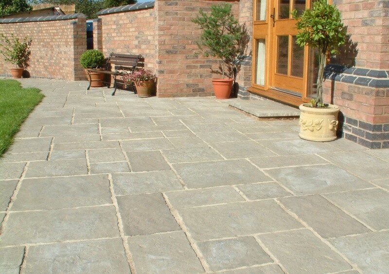 How to clean paving slabs without a pressure washer