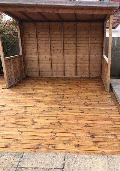 Decking cleaning case 04 before bristol