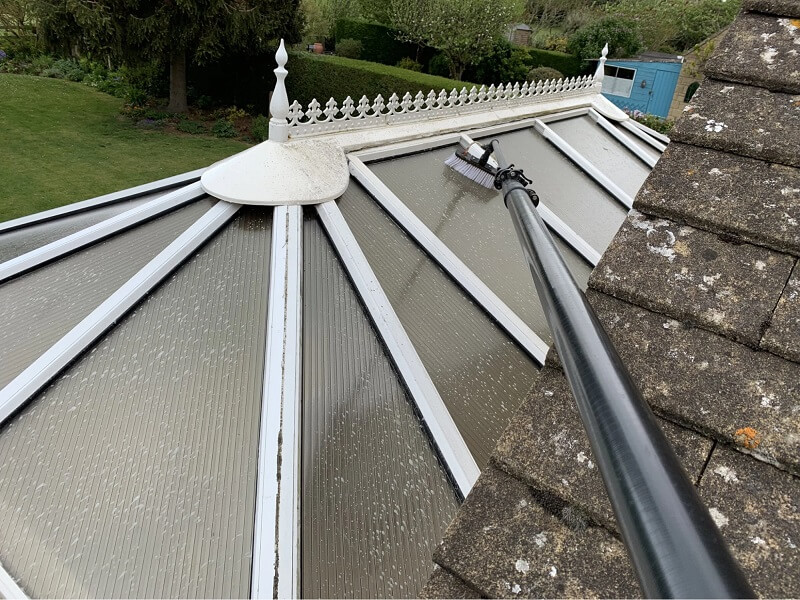 How to clean a conservatory roof step by step