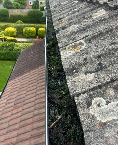 Gutter cleaning case 01 before (Bristol)