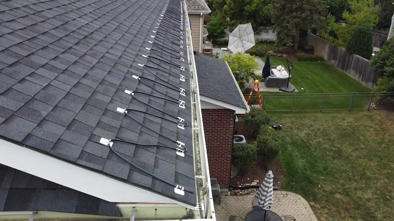 Safe access options for cleaning high gutters